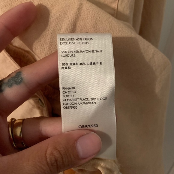 We the Free People Womens Shirt Keep It Simple Casual Top Blouse Shell Pink S - Picture 8 of 9